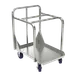 Winholt D2027A-BPC Aluminum Sheet Pan Truck, Open Frame, Single Stack, 300 lb, 18x26in Tray 1 image