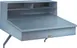 Winholt RDWNSS-1 Wall-Mounted Receiving Desk, Stainless Steel, Sloped Writing Surface, Lift-Top Storage 1 image