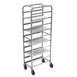 Winholt SS-1210 End Load Stainless Steel Mobile Platter Rack - (10) 12" Platters  1 image
