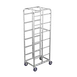 Winholt SS-L-6 Stainless Steel Mobile Lug Rack w/ 6 Lug Capacity 1 image