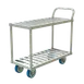 Winholt TBST-1837 Sani Stock Cart, Two Shelves, Open Base 1 image