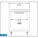 Continental Refrigerator SW27N 27" 1-Section WorkTop Refrigerator w/ 1 Door, 7.4 cu. ft. 2 image