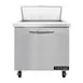 Continental Refrigerator SW32N8 32" 1-Door Sandwich and Salad Prep Table, 8 Pans, Stainless Steel Exterior 7 image