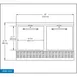 Continental Refrigerator UC48N 48" 2-Door Undercounter Refrigerator, Stainless Steel Ex, Front Breathing, 10.5 cu. ft. 2 image