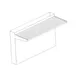 Garland US Range CCBR-48NSBR Cuisine Back Riser, Single-Deck, 24" High, 48" Wide 1 image