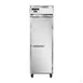 Continental Refrigerator 1RN 26" 1-Section Reach-In Refrigerator w/ Solid Door, Stainless Steel Front Aluminum Exterior, 20 cu. ft. 1 image