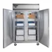 Continental Refrigerator 2FN 52" 2-Solid Door Reach-In Freezer, Top Mounted, 48 cu. ft., Stainless Steel Front 2 image