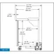 Continental Refrigerator BB24N 24" Refrigerated Back Bar Cooler w/ Solid Door, 8 Cu Ft, 24" W 3 image