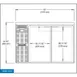 Continental Refrigerator BB50N Refrigerated Back Bar Cooler w/ 2 Solid Doors, 16 Cu Ft, 50" W 2 image
