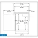 Continental Refrigerator BB90N 90" Back Bar Cooler with Solid Door 3 image