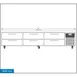 Continental Refrigerator D108GN 108" 6 Drawers Refrigerated Chef Base w/ Marine Edge, Griddle Stand 2 image