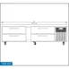 Continental Refrigerator D84GN 84" 4 Drawers Refrigerator Griddle Stand Chef Base w/ Marine Edge 2 image