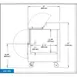 Continental Refrigerator MC3NS 34" Single Sided Milk Cooler, Forced Air, 8 Crates Capacity 4 image