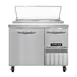Continental Refrigerator PA43N 43" Pizza Prep Table w/ 1 Full & 1 Half Doors, 12 cu. ft. 5 image