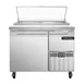 Continental Refrigerator PA43N 43" Pizza Prep Table w/ 1 Full & 1 Half Doors, 12 cu. ft. 1 image