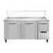 Continental Refrigerator PA68N 68" Pizza Prep Table w/ 2 Full & 1 Half Doors, 22 cu. ft. 1 image