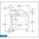 Continental Refrigerator PA68N 68" Pizza Prep Table w/ 2 Full & 1 Half Doors, 22 cu. ft. 3 image