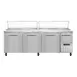 Continental Refrigerator PA93N 93" Pizza Prep Table w/ 3 Full & 1 Half Doors, 32 cu. ft. 1 image