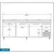 Continental Refrigerator PA93N 93" Pizza Prep Table w/ 3 Full & 1 Half Doors, 32 cu. ft. 2 image