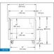 Continental Refrigerator RA93N 93" Worktop Refrigerator w/ 3 Full & 1 Half Doors, Stainless Steel Flat Worktop 3 image
