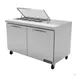 Continental Refrigerator SW48N8 48" 2-Door Sandwich and Salad Prep Table, 8 Pans, Stainless Steel Exterior 8 image