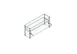 Randell RS AFS-DTSS-48 Stationary Sneeze Guard 1 image