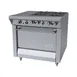 Garland US Range M43-1R 34" Gas Heavy Duty Range w/ (4) Open Burners, (1) Even Heat Hot Top, (1) Standard Oven, 158.000 BTU 1 image