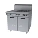 Garland US Range M43-1S 34" Gas Heavy Duty Range w/ (4) Open Burners, (1) Even Heat Hot Top, (1) Cabinet Base, 118.000 BTU 2 image