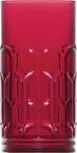 LAV HORECA ARH439 PFTCL0202-1 Long Drink Glass, 13 1/8 Oz 5.75" H x 2.875" W, Red Glass - 24/Case 1 image