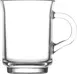 LAV HORECA ATH425 Athens Mug, 8.5 oz Glass Coffee Cup, Height 3 7/8" - 12/Case 1 image