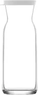 LAV HORECA CHS307 PK0002 Chelsea Carafe, 23.6 oz Glass, Silicon White Lid, 8" Height - 6/Case 1 image