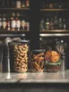 LAV HORECA DET140 PK0002 Detroit Jar, 1.4 Qt Glass Container with BPA-Free White Lid - 6/Case 2 image