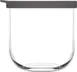 LAV HORECA DET393 PK222 Detroit Jar, 14 3/8 oz 1‑2 Qt Glass Container with BPA‑Free Lid - 12/Case 1 image