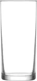 LAV HORECA GNO330 Genoa Soft Drink Glass, 10 1/8 oz, Height 5¼", Rim Ø 2½" Soda Lime Glass - 12/Case 1 image