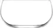 LAV HORECA GOA362 - Clear Round Glass Serving Bowl 2"-4" 21 oz (0.62 Qt) Soda Lime - 12/Case 1 image