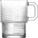 LAV HORECA IST427 - Glass Coffee Mug, 9 oz, 4" H x 2 7/8" Rim, Soda Lime Glass - 12/Case 1 image