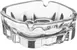 LAV HORECA LIM210 Square Ashtray, 4" Soda Lime Tabletop Accessory, Square Shape - 12/Case 1 image
