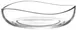 LAV HORECA MAN212TF - Clear Round Manila Bowl, 6.5 oz, 1 1/4" H x 4 3/4" Ø Tempered Glass - 12/Case 1 image