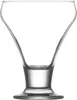 LAV HORECA MLB330 Malibu Ice Cream & Dessert Cup, 10 oz Base, Height 4 ¾", Lime Glass - 8/Case 1 image