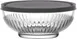 LAV HORECA TOK214 PK222 - Clear Glass Container with Gray Lid, 20.25 oz, 2½" H x 5½" R Ø - 6/Case 1 image