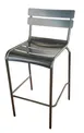 Plantation Prestige 2020300-02 - Stackable Bar Stool, Steel Frame, Slat Back & Seat, Armless Ladder Style 1 image