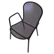 Plantation Prestige 2041100-04 Stackable Outdoor Arm Chair, Mesh Back & Seat, Steel Frame, Powder Finish 1 image