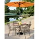 Plantation Prestige 2171100-04 Caredo Outdoor Arm Chair, Back & Seat, Mesh Lumbar, Steel Frame, E‑Coated Finish 2 image