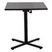 Plantation Prestige 2192727-0150 Folding Table, 27" x 27" Metal Top, Charcoal Finish, Square Design, Restaurant 2 image