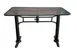 Plantation Prestige 2203048-0150ADA Outdoor Table, 48" x 30", Charcoal Mesh Top, ADA T‑Base Metal Base 1 image