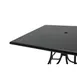 Plantation Prestige 2213030-01 Metal Table Top, 30" x 30" Square, 16‑Gauge Steel, Powder‑Coated, Umbrella Hole 1 image