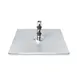 Plantation Prestige 22398101-0170 Umbrella Base, 24" x 24" Galvanized Steel Plate, 100 lbs, includes optional 8" or 18" stem safety hitch pin 1 image