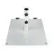 Plantation Prestige Commercial Furniture LLC 2239875-01 Umbrella Base, Free‑Standing Square 24" x 24", 75 lb., Steel Plate with Wheels for Outdoor Dining 1 image