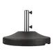 Plantation Prestige 2239882-01 Umbrella Base, 80 lb, 20-1/2" Dia, 14" Stainless Steel Stem, Coated Concrete 1 image