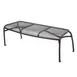 Plantation Prestige 2552000-0250 Topeka Bench, 50" Width, Charcoal Tubular Steel Frame, Mesh Seat, No Back, 1 image